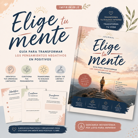 Elige tu Mente: guía para transformar los pensamientos negativos en positivos