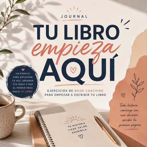 Tu libro empieza aquí: Ejercicios de Book Coaching para empezar a escribir tu libro