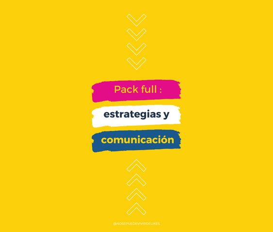 Pack: estrategias y comunicación