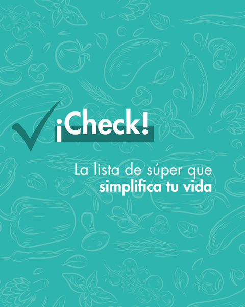¡Check! La lista de super que simplifica tu vida