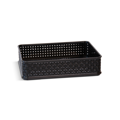 Cesto Ratán Rectangular Mini Grande Bajo