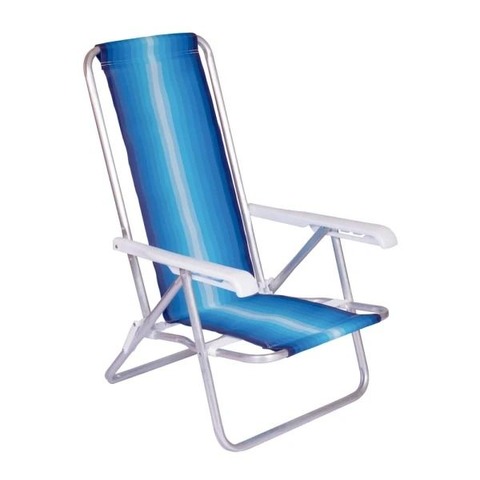 Silla Reclinable 4 Posiciones de Aluminio 