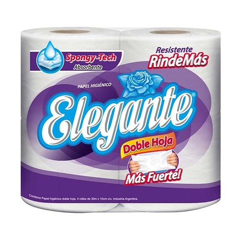 Papel higiénico x4 Rinde Mas