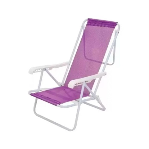 Silla Reclinable de 8 Posiciones -  Alumuminio Sannet - Lila