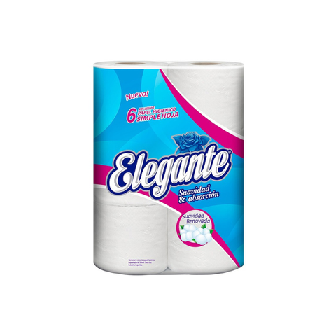 Papel Higiénico Elegante x 6 x 30 Mts