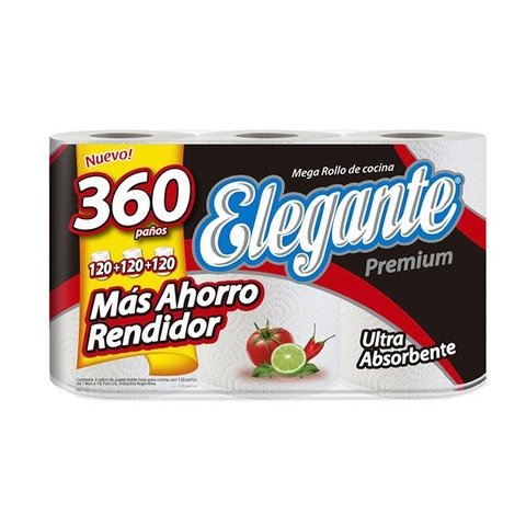 Rollo De Cocina Elegante 120 Paños