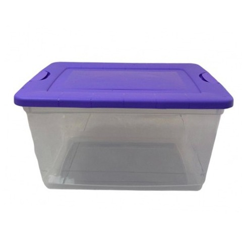Caja organizadora plástica traslucida