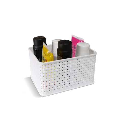 Cesto Ratán Rectangular Mini Chico Alto