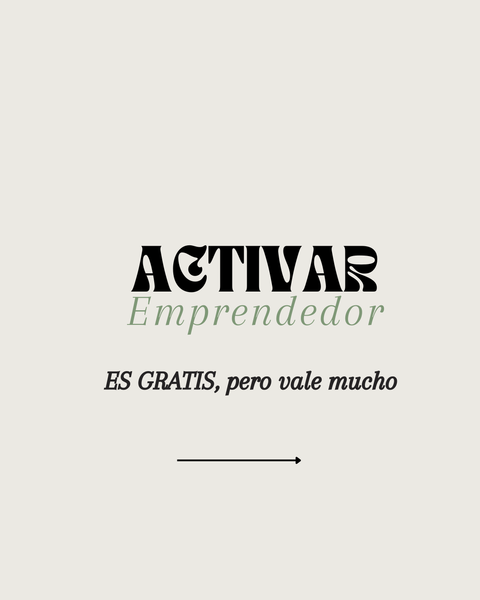 MASTERCLASS: ACTIVAR EMPRENDEDOR