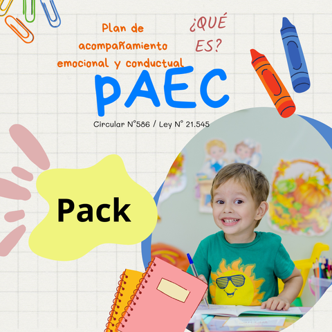 Pack protocolo de apoyo emocional y conductual