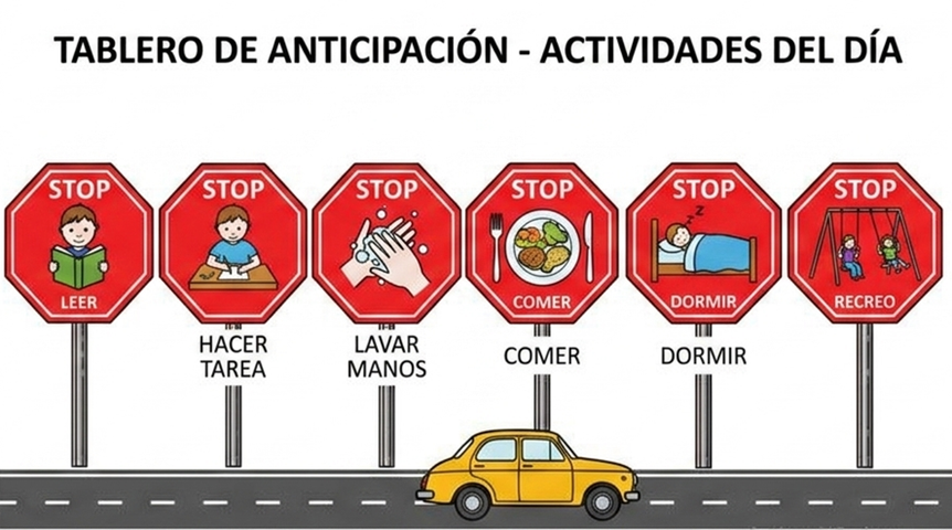 TABLERO DE ANTICIPACION PISTA DE AUTOS
