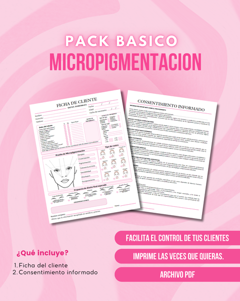 Pack basico Micropigmentación
