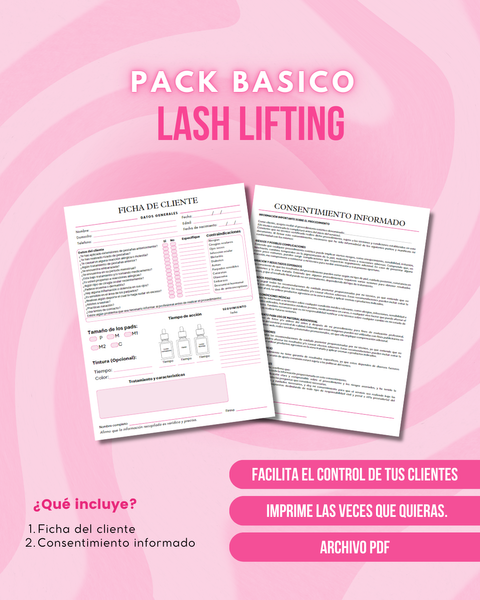 Pack basico Lash Lifting