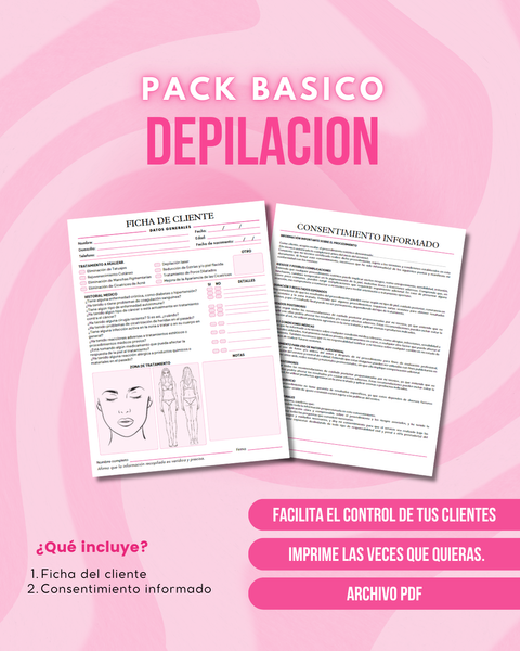 Pack Basico Depilación
