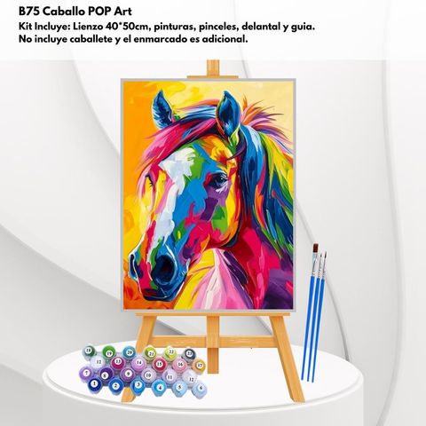 B75 Caballo POP Art
