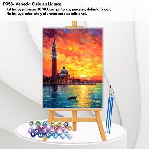 P353 Venecia Cielo en llamas 