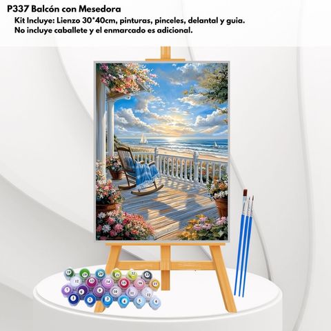 P337 Balcón con Mesedora