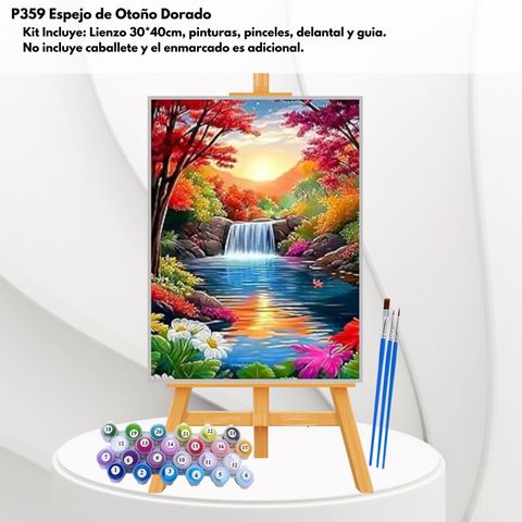 P359 Espejo de Otoño Dorado