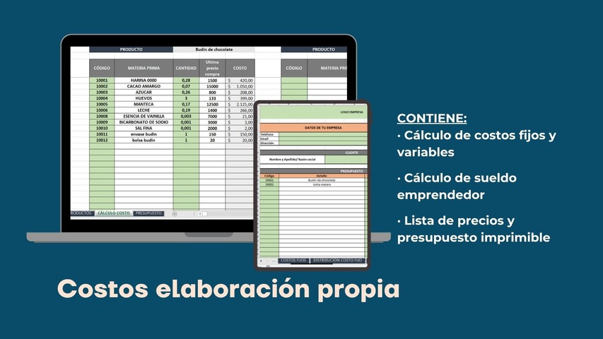 PLANILLA DE COSTOS ELABORACIÓN PROPIA