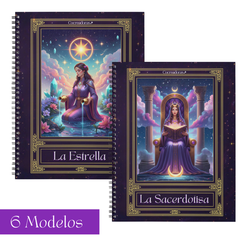 Cuaderno A4 Colección Tarot 100 hojas - Tapa Dura