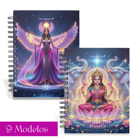 Cuaderno Diosas 100 hojas - Tapa Blanda