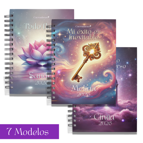 Agenda Cocreadora Holística 2026 Diaria - Para Manifestar- Personalizada