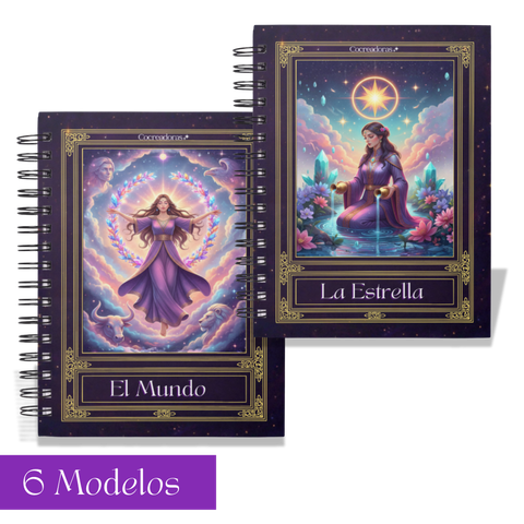 Cuaderno Colección Tarot 100 hojas - Tapa Dura