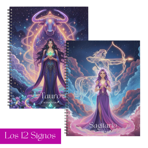 Cuaderno A4 Colección Astrología 100 hojas - Tapa Dura