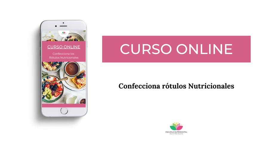 Curso Online: Confecciona rótulos nutricionales