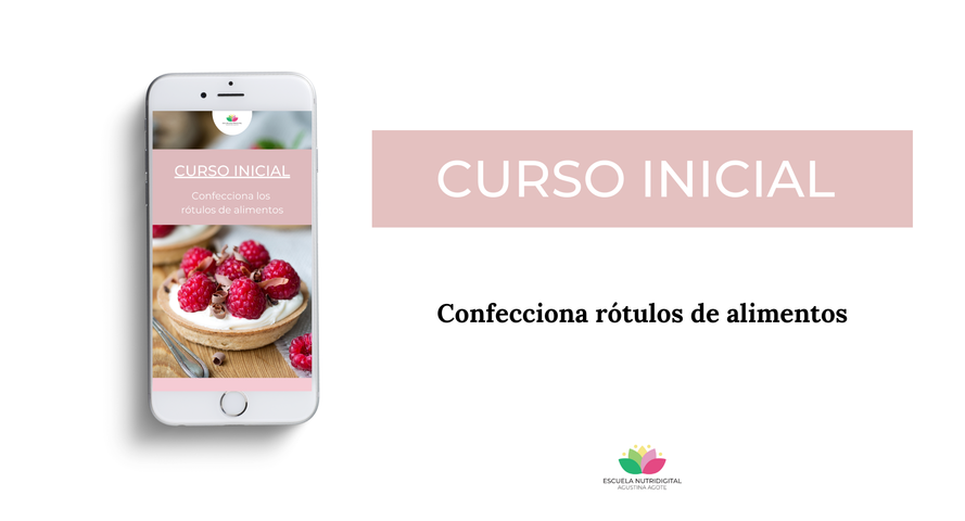 CURSO INICIAL: Confecciona los rótulos de alimentos