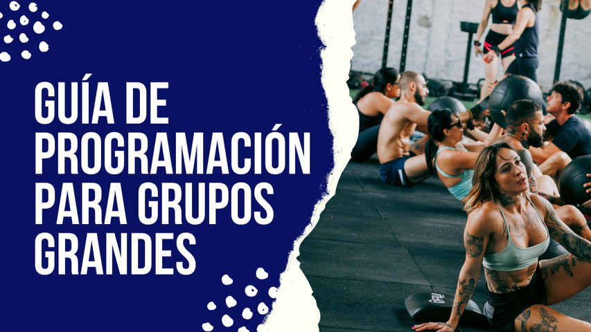 Guía de programación para grupos grandes