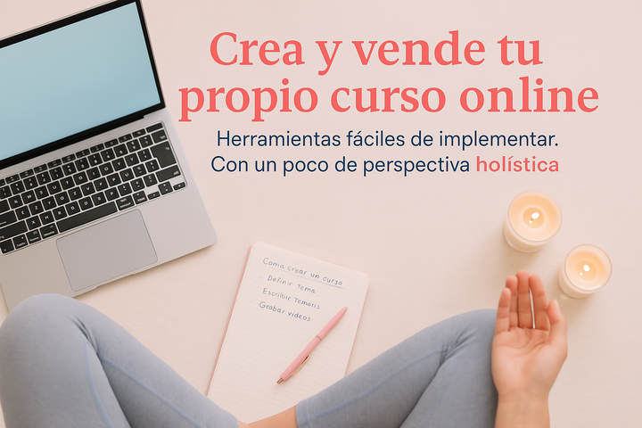Crea y vende tu primer curso online + Bono