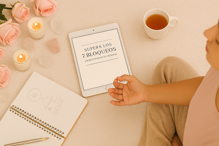 Ebook: Supera los 7 bloqueos energéticos en tu negocio + meditación para conectar con tu negocio