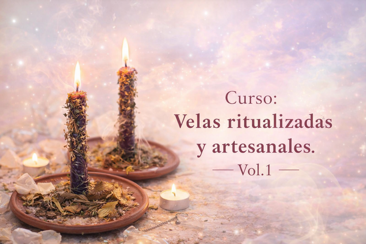 Curso: Velas ritualizadas y artesanales. Vol.1