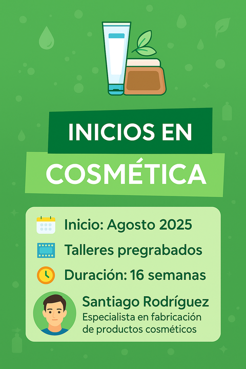 Curso Inicios en Cosmética