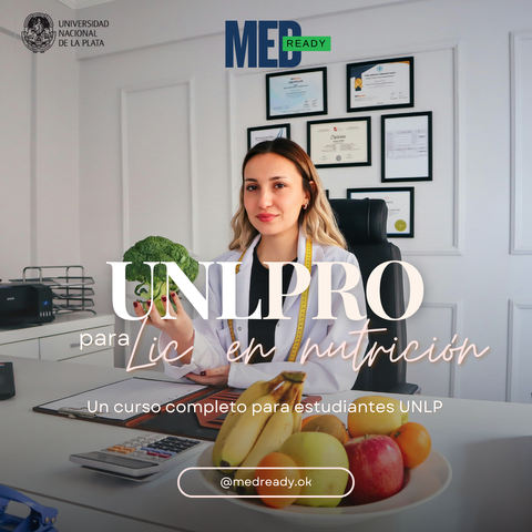 UNLPro Nutrición: Tu Impulso para el Primer Año de la Licenciatura (UNLP)