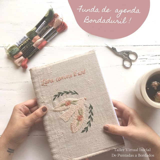 Funda de Agenda Bordaduril ! 