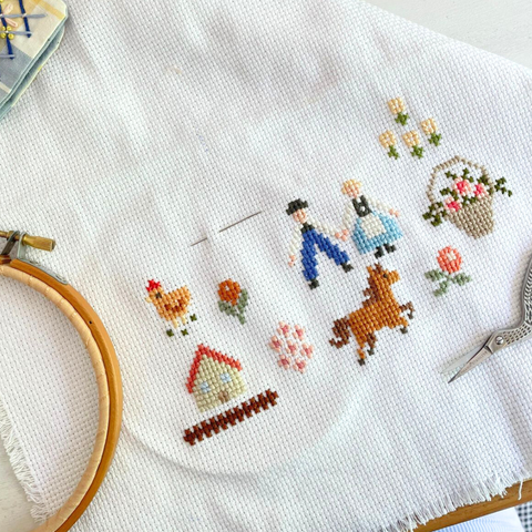 Aprendemos a Bordar Punto Cruz (seña)