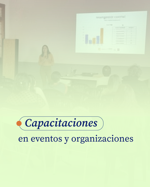 +Info | Capacitaciones - en eventos y organizaciones