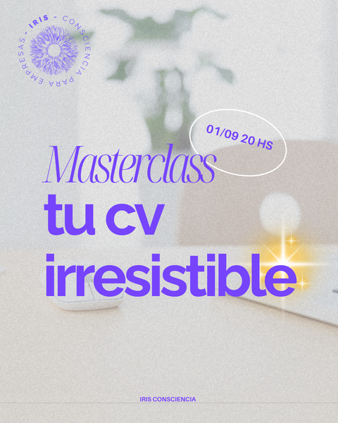 Masterclass: Tu cv irresistible