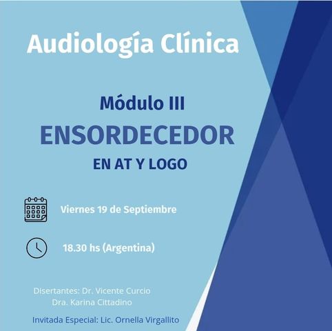 Audiología Clínica - Módulo III: ENSORDECEDOR en Audiometría Tonal y Logo