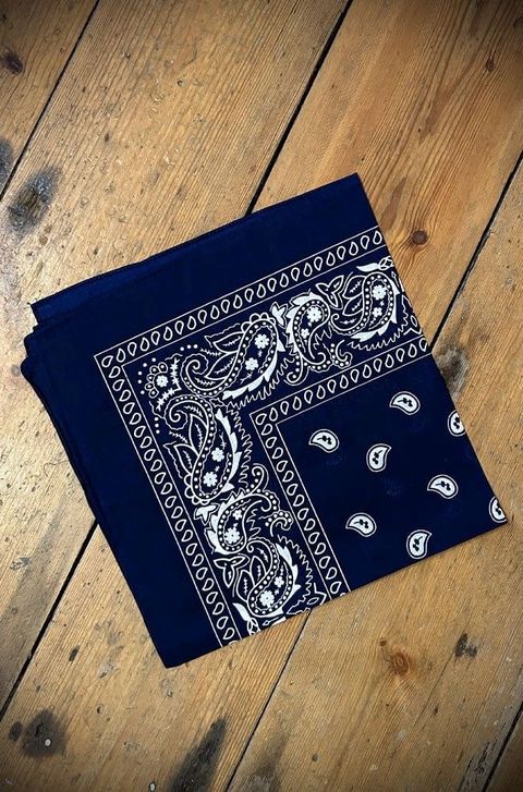 Bandana pañuelo azul 