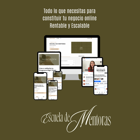 ​​ESCUELA DE MENTORAS PREMIUM​​