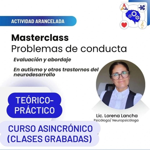 Master Class Problemas de conducta en TEA y otros Trast. del Neurodesarrollo