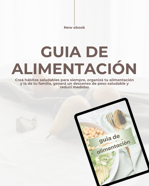 GUÍA DE ALIMENTACIÓN - Plan Cambio de Hábitos Digital