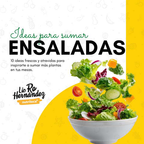 Ideas de ensaladas *descargable gratuito*