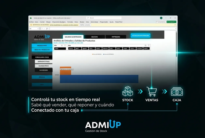 Gestion de Stock 2.0 con CAJA