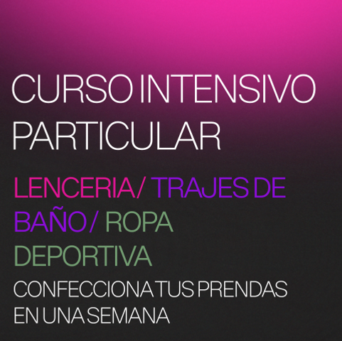Curso Intensivo particular de confección