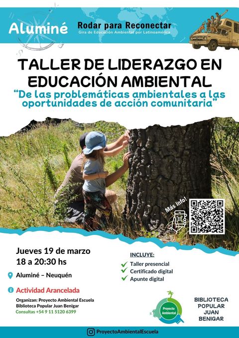 Taller presencial: Liderazgo en Educación Ambiental (Argentina-Neuquén-Aluminé)