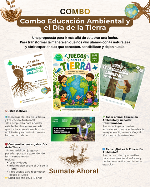 Combo Educación Ambiental y el Día de la Tierra